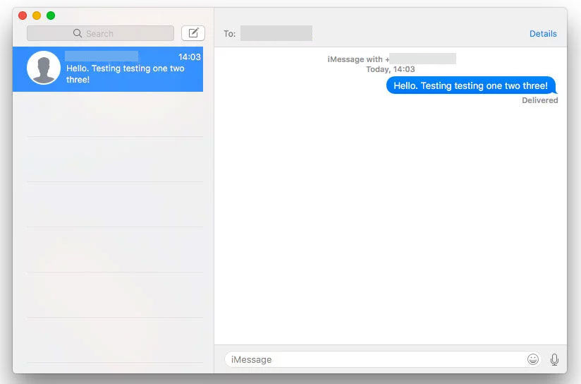 how to enable messages on mac